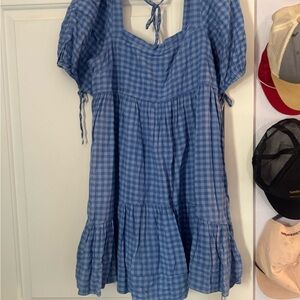 Blue Gingham Dress